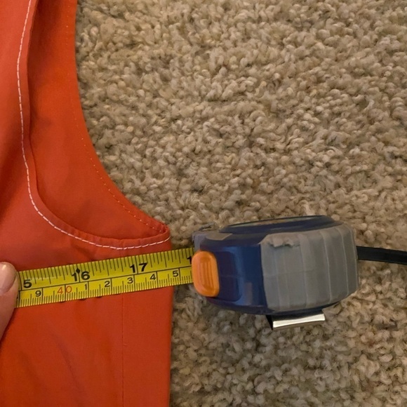 Marni Women’s Button Back A-Line Dress Orange Size 42 Gathered Waist Midi Dress - Picture 11 of 11